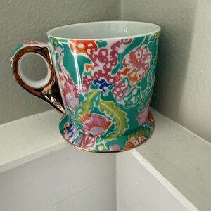 Lily Pulitzer Colorful Floral Ceramic Mug